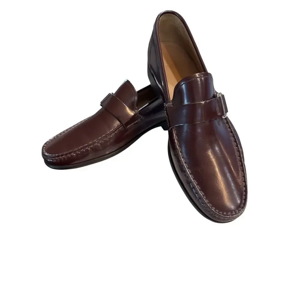 NEW Bally Brown Tedor Leather Loafers SZ 7.5 Switzerland $700